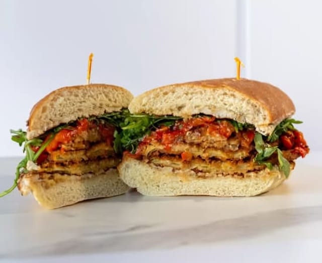 Eggplant Cutlet Hero (The Works).