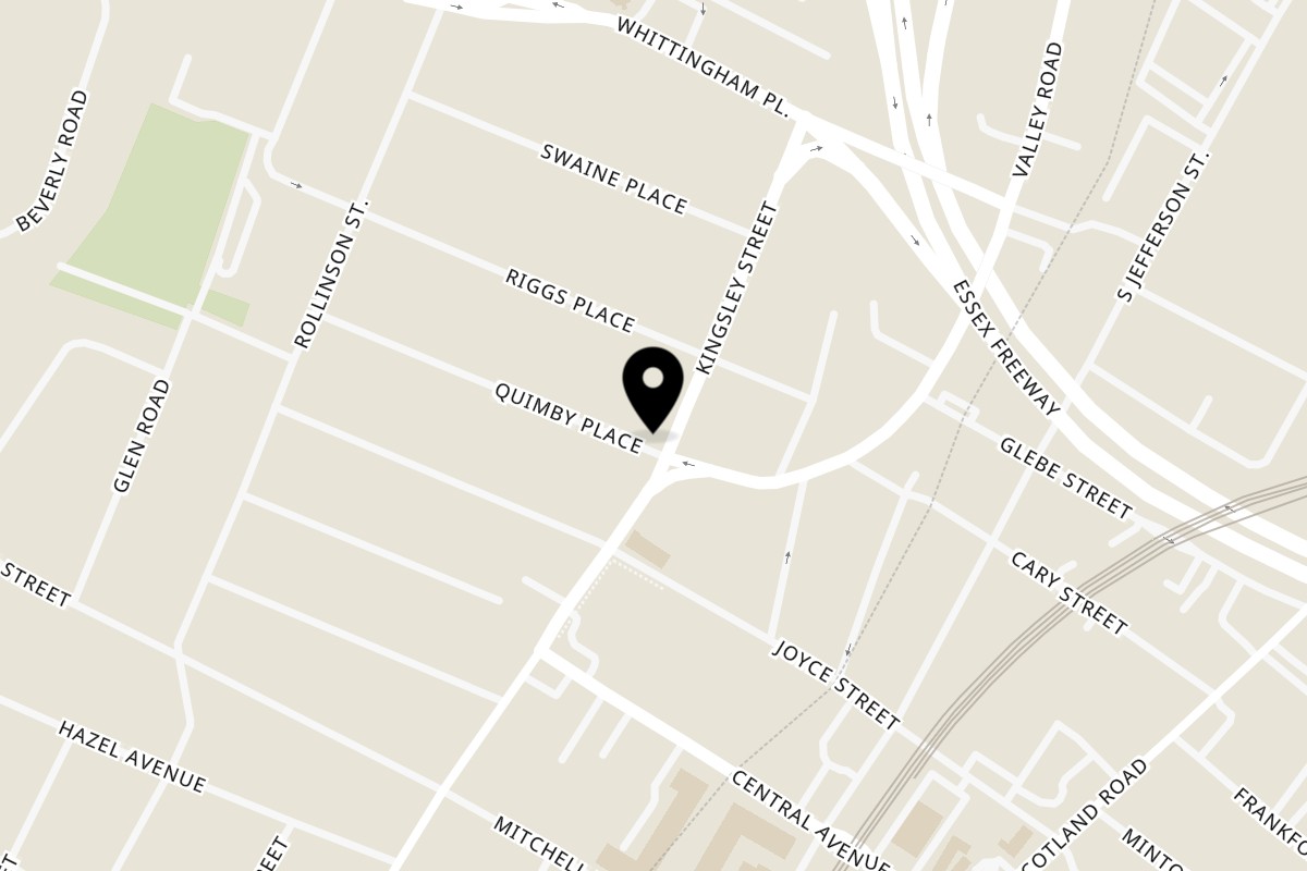 Map showing the location of How Delish HD on 55 Kingsley St in West Orange